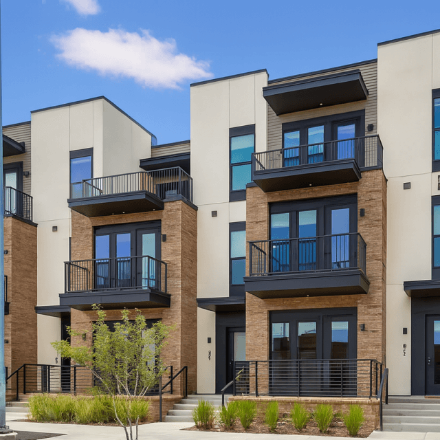 2 & 3 Bedroom Townhome Exteriors