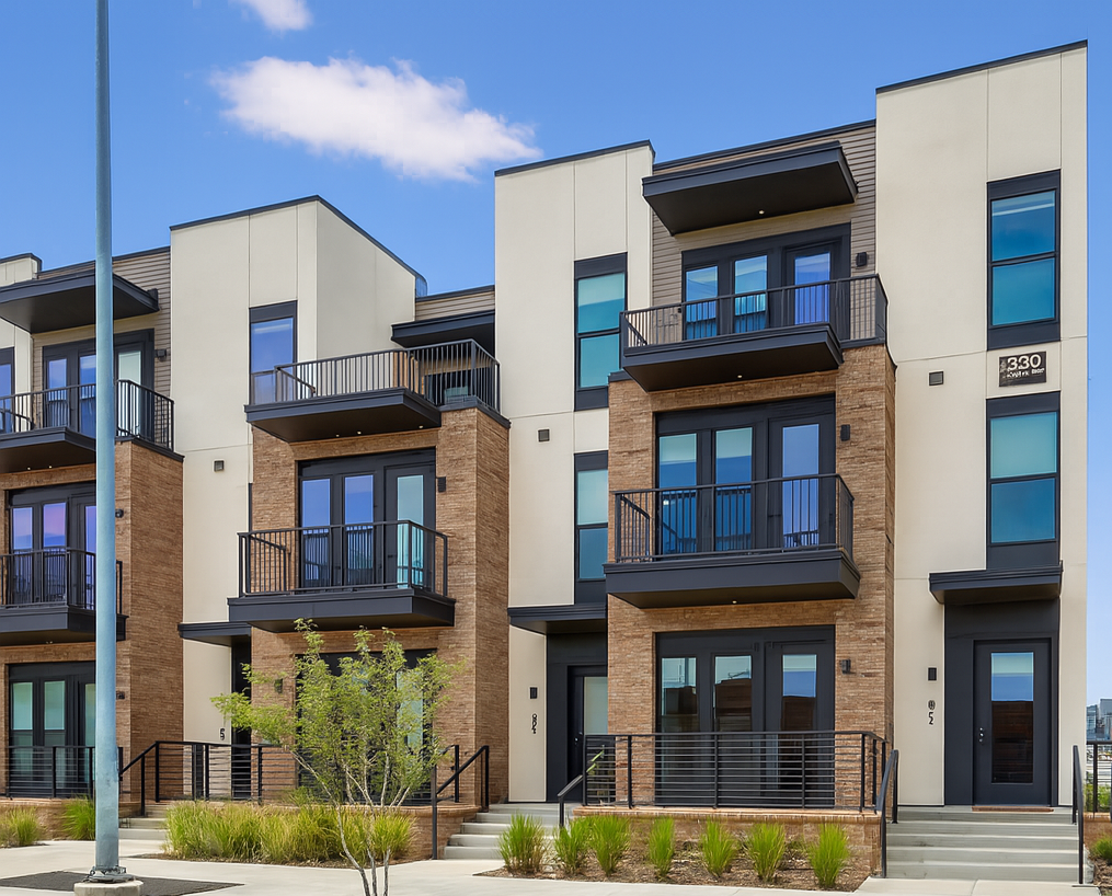 2 & 3 Bedroom Townhome Exteriors